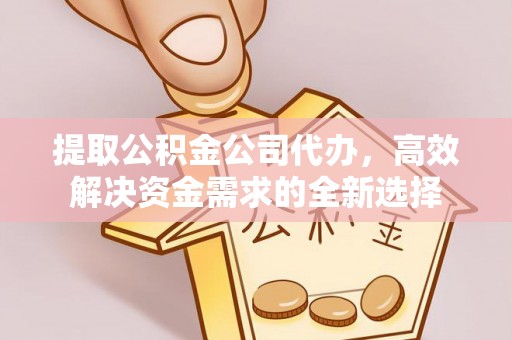 孟州提取公积金公司代办，高效解决资金需求的全新选择