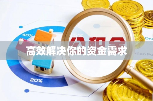 孟州高效解决你的资金需求