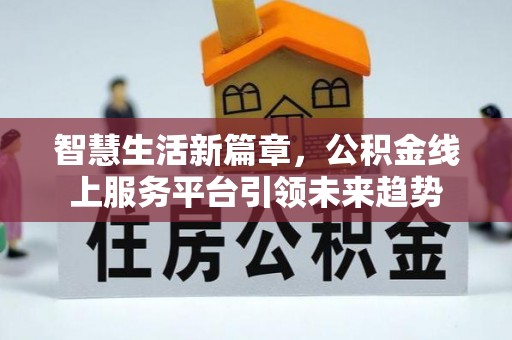 孟州智慧生活新篇章，公积金线上服务平台引领未来趋势