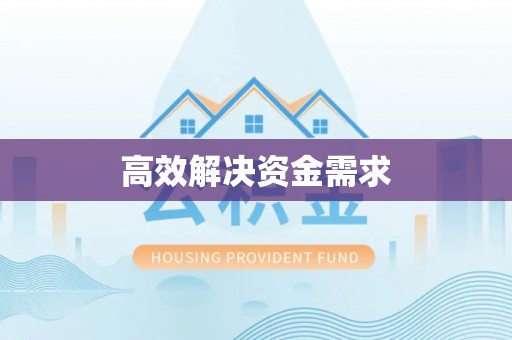 孟州高效解决资金需求