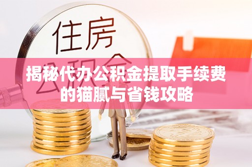 孟州揭秘代办公积金提取手续费的猫腻与省钱攻略