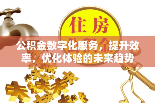 孟州公积金数字化服务，提升效率，优化体验的未来趋势
