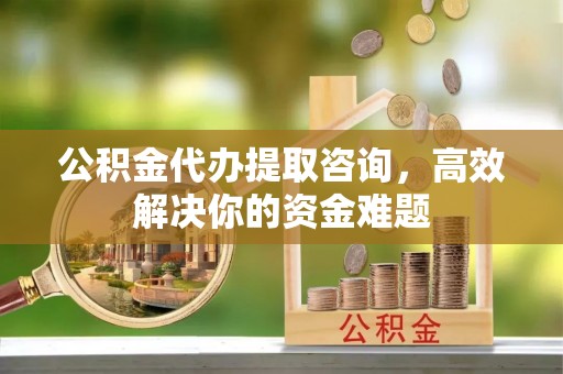孟州公积金代办提取咨询，高效解决你的资金难题