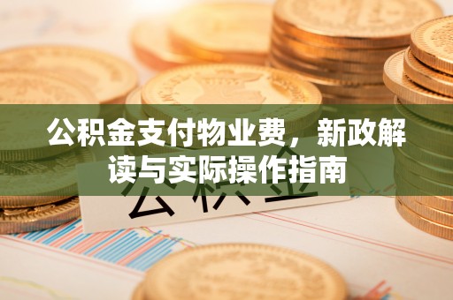 孟州公积金支付物业费，新政解读与实际操作指南